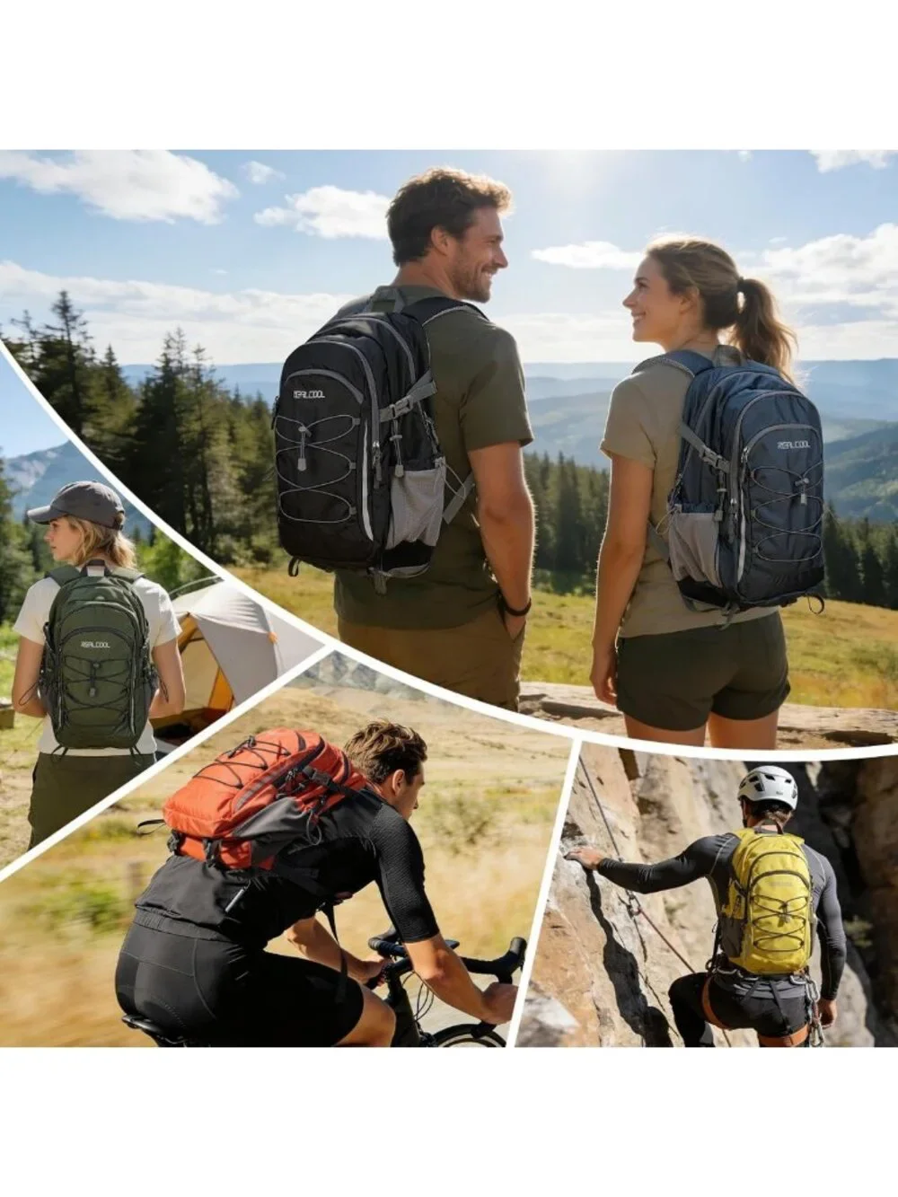 Lightweight 20L Waterproof Hiking Backpack | Tear-Resistant, Multi-Compartment
